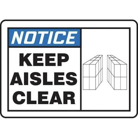 Accuform OSHA NOTICE Safety Sign WHEELS MUST MVHR830XL MVHR830XL